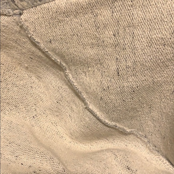 S/M Heather Grey Cotton Scoop Kimono - Picture 6 of 6